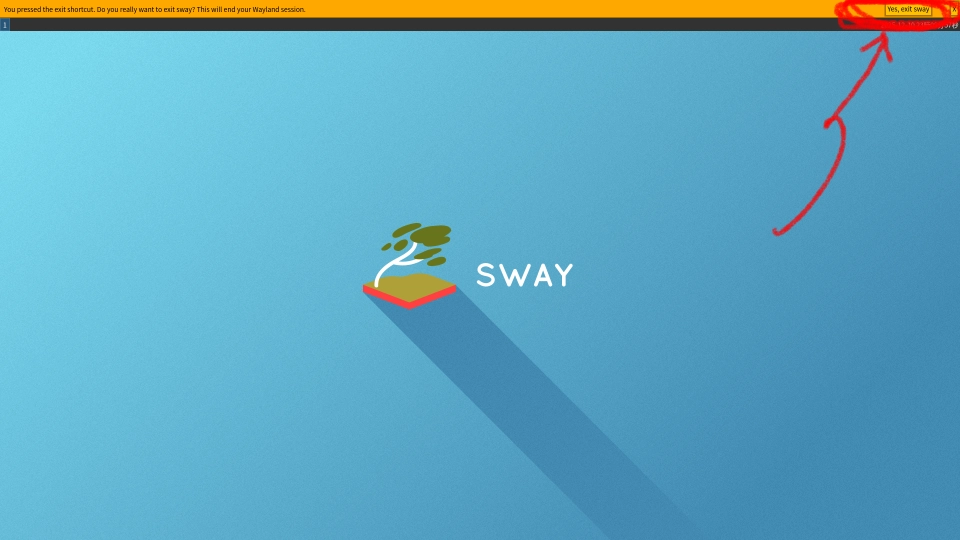 図 2: Sway を終える